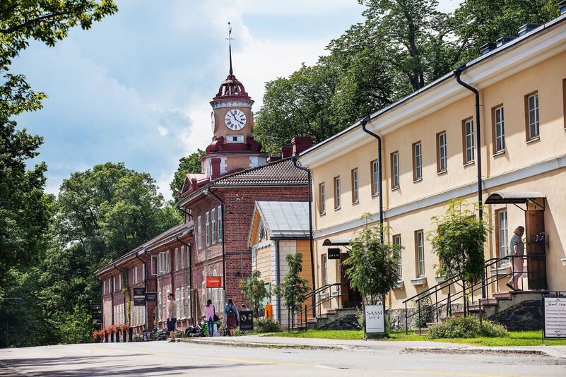 fiskars village clock tower